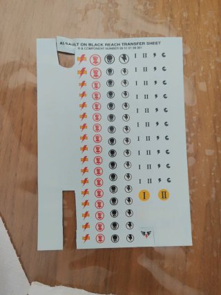 Calcomanías Marines Espaciales Warhammer