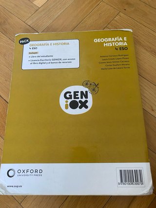 Libro geografia e historia 4 de la eso