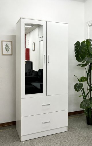 Nuevo armario de 2 puertas blanco BARATO!!