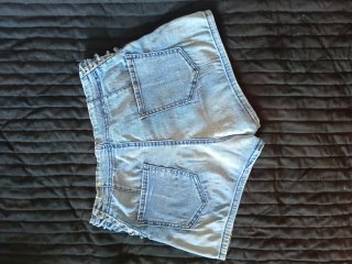 Short vaquero mujer con cordones