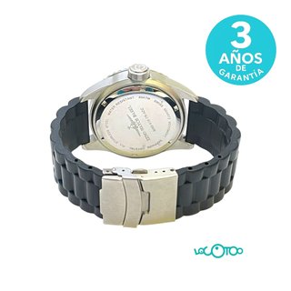Reloj Zeno Watch Basel Cuarzo Goma Blanco/Negro