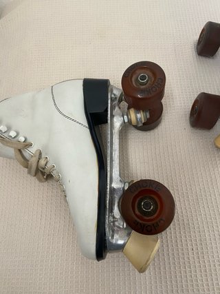 Patines vintage CHOKIE blancos