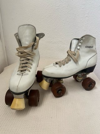 Patines vintage CHOKIE blancos