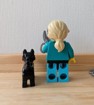 LEGO Minifigura Peluquera Perros