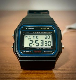 Reloj Casio F-91W-1DG