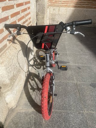 Bicicleta BMX 16 Wipe 500 Gris