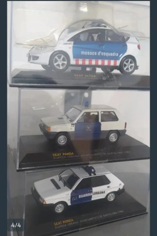 Colección vehículos policiales.