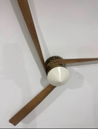 Ventilador decorativo industrial vintage de pared