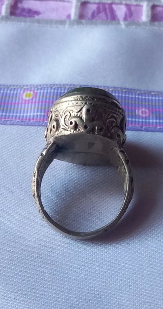 Anello sigillo afghano antico mm 19,1