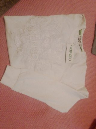 Sudadera Kenzo Blanca Talla XL