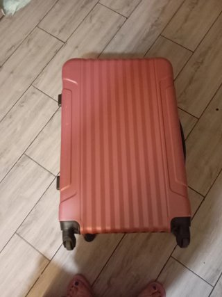 Maleta de viaje rosa