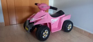 Moto Quad Feber Rosa Niña