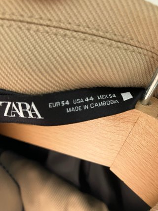 Traje Zara Beige