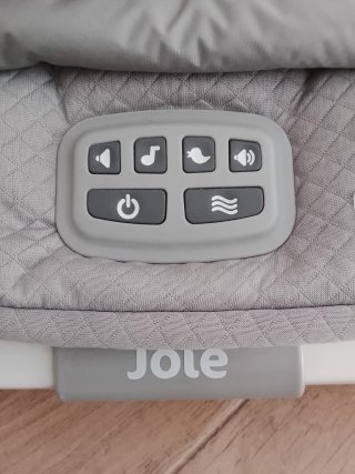 Silla hamaca bebé Joie gris