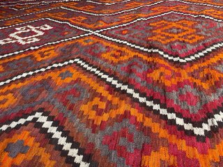 Kilim Afgano Auténtico 330x230cm IMPECABLE