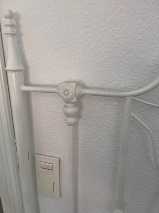 Cabecero de forja hecho a mano