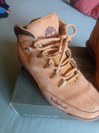 Botas Timberland Beige y Marrón
