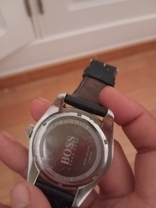 Reloj Hugo Boss Hombre Plata y Negro