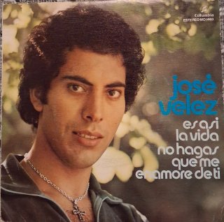 Lote de 2 vinilos SINGLES del cantante Jose Velez.
