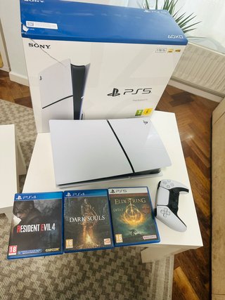 PS5 Slim 1TB con lector + mando