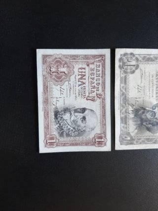 BILLETES ESPAÑOLES DE 1 PESETA