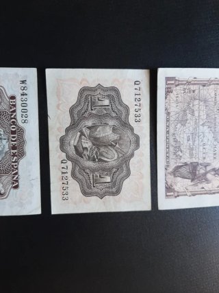 BILLETES ESPAÑOLES DE 1 PESETA