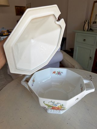 Sopera de porcelana Classic Rose