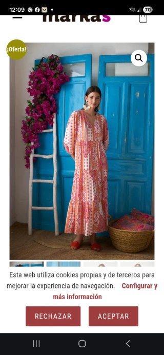 Vestido Viscosa Estampado