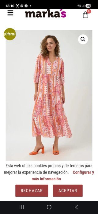 Vestido Viscosa Estampado