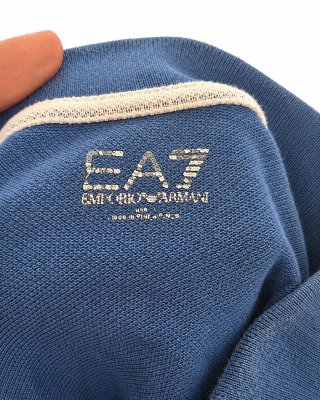 Polo EA7 Emporio Armani uomo blu