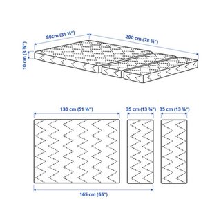 Cama con colchón