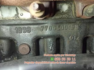Renault rectp3390434 g8tv760 motor compl Ref:81139