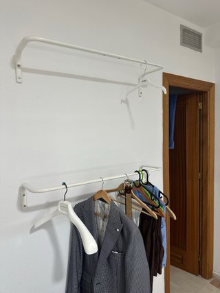 2 Barras Colgar Ropa Ikea