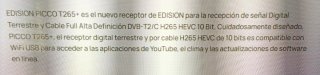 Receptor TDT EDISION picco T265+