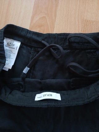 Bermudas Replay Mujer Negras