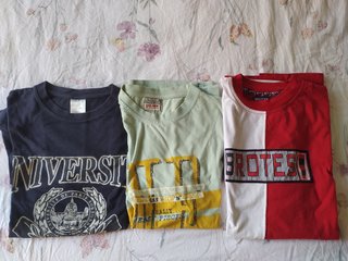 Lote 7 Camisetas manga corta Talla S