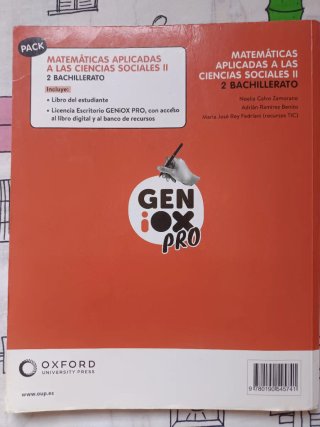 Matemáticas aplicadas a las Ciencias Sociales I...