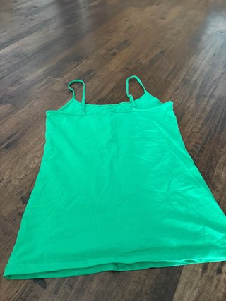 Camiseta tirantes verde ZARA