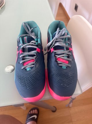 Zapatillas Asics Padel Azul/Rosa