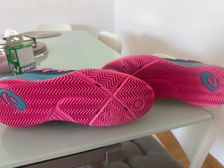 Zapatillas Asics Padel Azul/Rosa