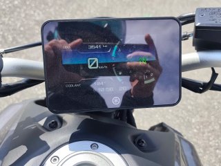 Yamaha MT07 Negra y Azul