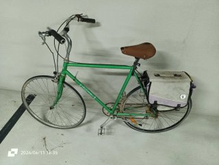 Bicicleta Clásica BH Verde con Alforjas