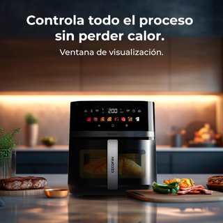 Cecotec Freidora de Aire 8L con Doble Grill,