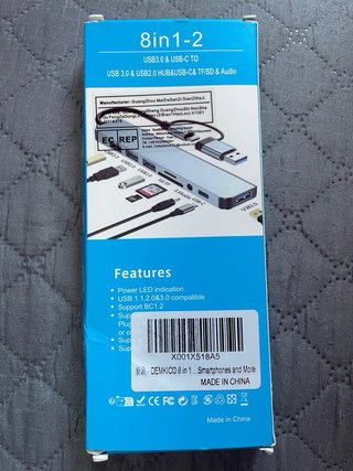 Hub USB-C 8in1-2 Demkico
