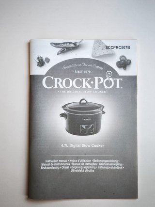 Olla Cocción Lenta Crockpot 4.7L