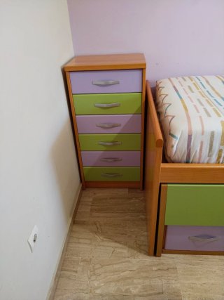Dormitorio juvenil completo