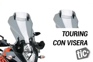 Cupula parabrisas TOURING con VISERA 6A22