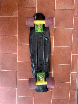 Skate Penny Negro Rastafari