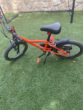 Bicicleta infantil 16 pulgadas naranja