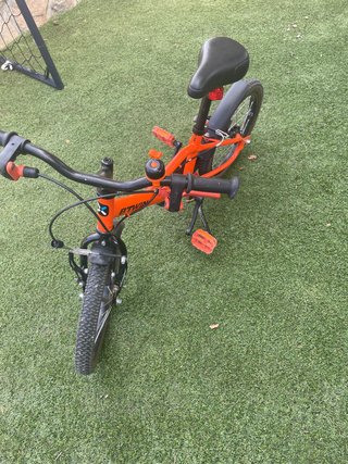 Bicicleta infantil 16 pulgadas naranja